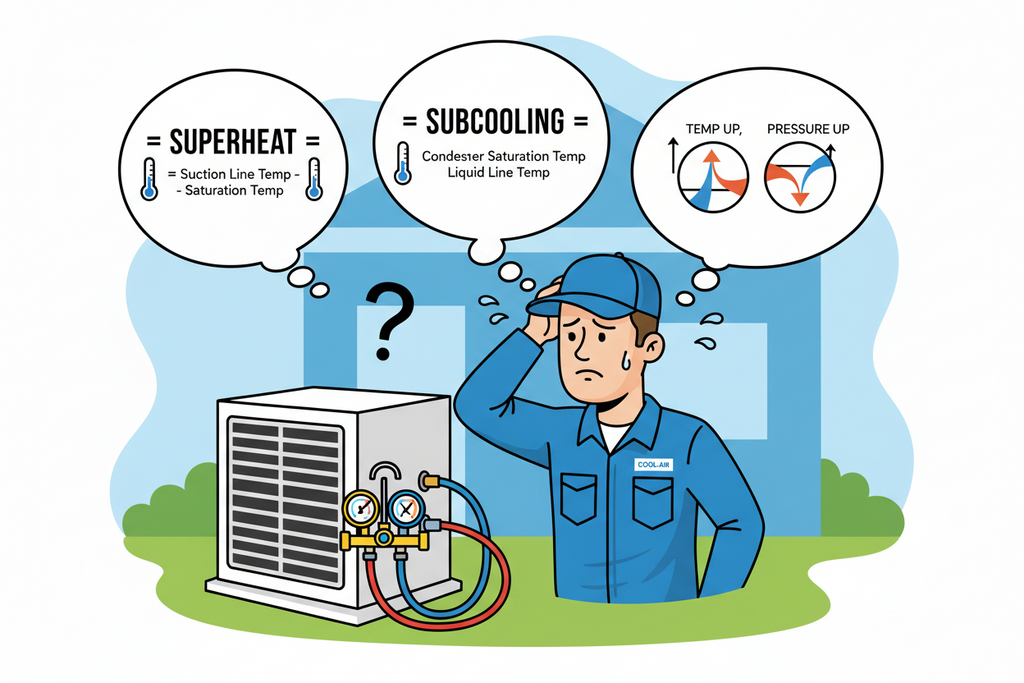 How to Read Superheat and Subcooling Together