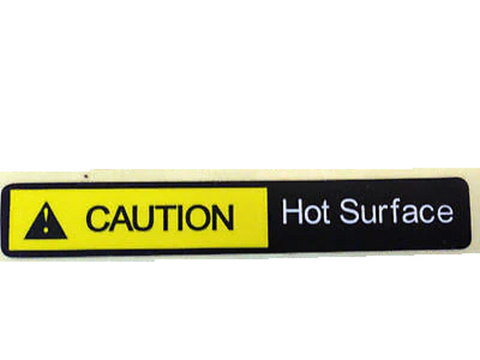 Bloomfield 2M-70258 BBD-IWH Aftermarket Label, Caution Hot Surface