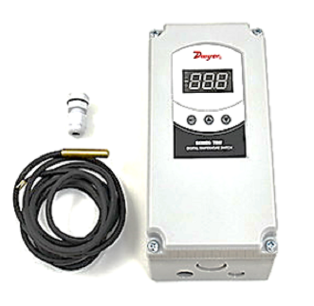 Interruttore Di Temperatura Digitale Dwyer TSW-250 WP &ndash; Doppio Stadio 90-255 VAC