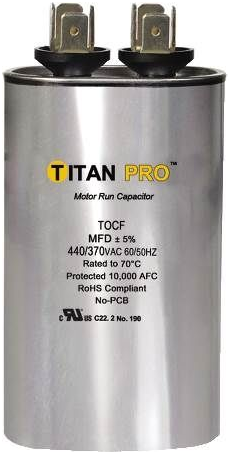 Titan TOCF25 Run Capacitor