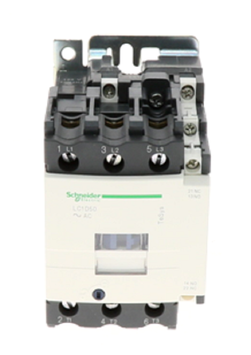 Contactor Eléctrico Schneider LC1D50G7 - Para Instalaciones Industriales Y Control De Motores
