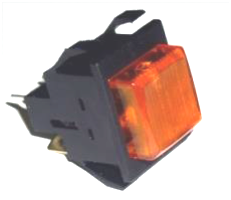 Wilbur Curtis WC-152 ELE100 Aftermarket SWITCH, DISPENSE MOM. (AMBER)