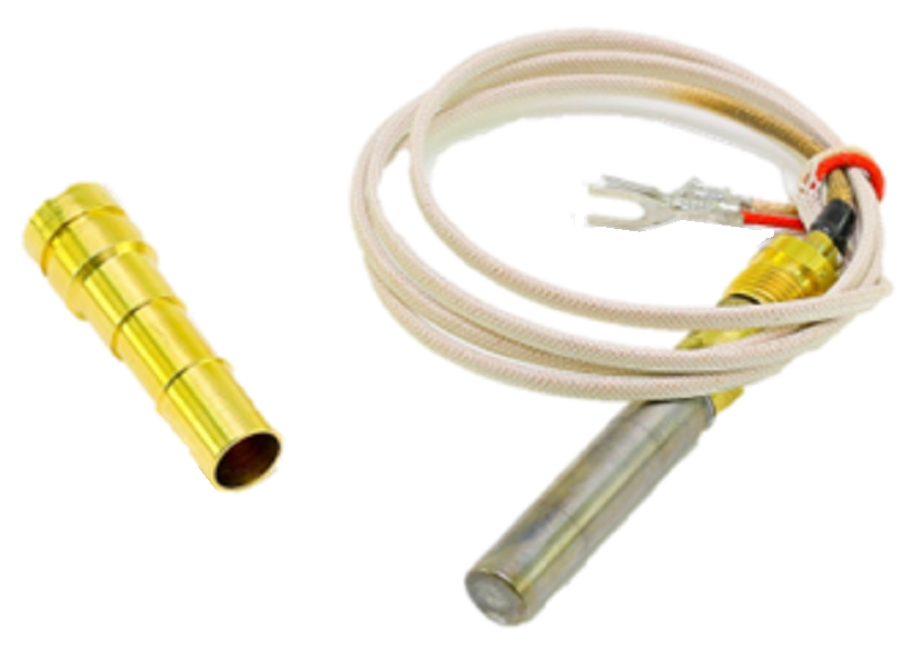 GEC 24" Thermopile 750mV Replacement For Fireplace – Silver, Model 1950-001