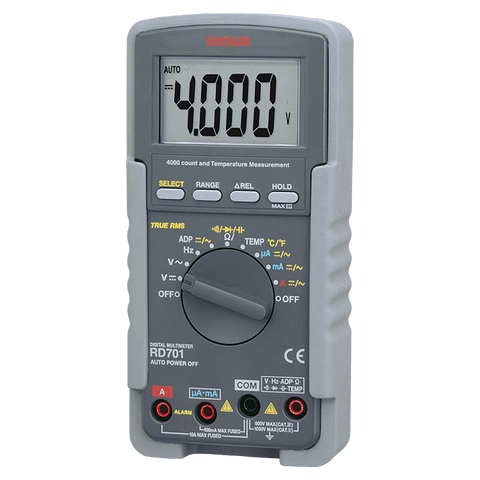 RD701 | Digital Multimeter with True RMS + High Input Impedance