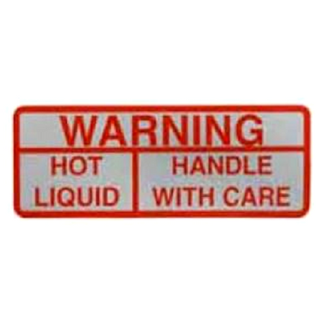 Wilbur Curtis WC-39052 PLA154 Aftermarket "Handle With Care" Sticker