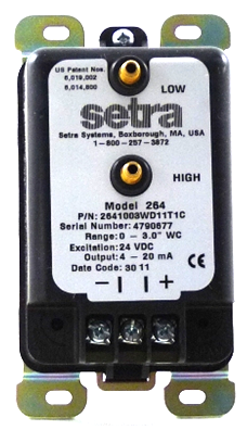 Setra 2641003WD11T1C Pressure Transducer